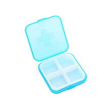 BIGBOBA.Portapillole con 4 Griglie - Pillole Contenitore Porta Pastiglie Pillole Organizzatore - per Pillole Vitamine 2