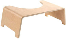 qiuqiu Sgabello WC Medico Edizione Legno | Sgabello WC Squatty Potty Sgabello WC | Scaletta in Legno | 48 x 26 x 15,5 cm | per Bambini, Donne Incinte-Anziani