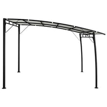 Lasamot Padiglione con Struttura in Acciaio, Padiglione da Giardino Padiglione per riunioni di Famiglia 3 x 3 x 2,25 m  Color Crema