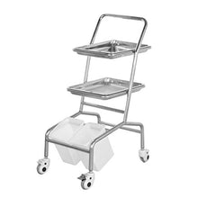 Carrello medico a Tre Strati Ispessito Medico con Il Carrello della chirurgia dello Strumento del Vassoio, Automobile di Registrazione dell'infermiere, Veicolo di Cura di Consegna dell'attrezzatura