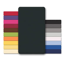 CelinaTex Lucina Lenzuolo Elasticizzato Topper spessori per Letto Contenitore Cotone 140x200-160x200 cm Nero