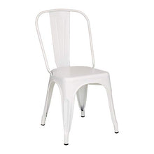 Totò Piccinni Sedia Industry in Metallo Design Industriale (Bianco, Sedia)
