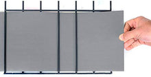 MRZJ Recinzione da giardino in PVC, con 20 clip di fissaggio per recinzioni, balconi, terrazze, 35 m x 19 cm, colore: grigio