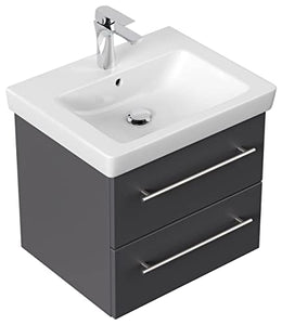Emotion SUBWAY2-0-55CM000104DE - Lavabo con mobiletto, in legno, 55 x 45 x 44 cm, colore: Antracite