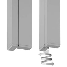 TecTake 800716 Tavolo da Giardino, Rettangolare, Inossidabile Telaio in Alluminio, Balcone Terrazza,150x90x74,5cm - Disponibile in Diversi Colori (Argento | No. 403297)