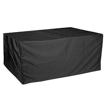 YULIAN 1x0.8x1m Mobili da Giardino Coperture impermeabilizzate 1x0.8x1m, Terrazza Giardino Tavolo Covers Oxford Tessuto Esterno Alive Anti-Dust Dust Patio, Nero
