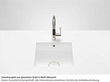 Dornbracht 38450002 - Lavabo da cucina in acciaio smaltato, colore: Bianco lucido