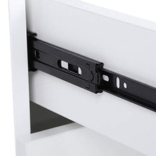 Comodino, Comodino Luminoso A LED Cabinet di Accumulo di Grandi Dimensioni con 2 Cassetti