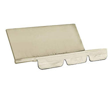 Coprisedile di ricambio per dondolo da giardino, per sedia a dondolo da giardino, Copertura di ricambio per altalena da giardino, per sedia a dondolo a 3 posti, 150 cm x 50 cm x 10cm (Beige)