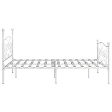 SKM Giroletto con Doghe Bianco in Metallo 180x200 cm (24.6kg)