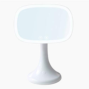 Specchio per Trucco A LED con Touch Screen, Specchio da Regalo Illuminato da Tavolo da Trucco Illuminato con Specchi Ingrandenti 10x
