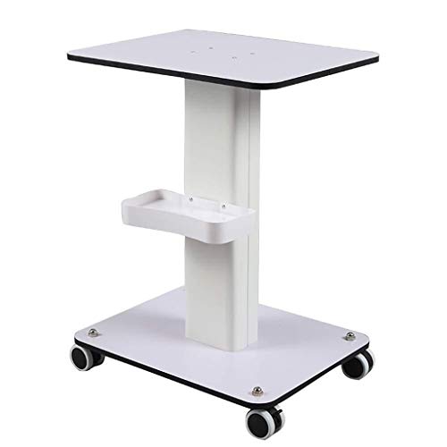 Xiao Jian Carrello di rotolamento bianco di bellezza con il vassoio di stoccaggio, piedistallo di designazione del carrello dell'attrezzatura della piccola bolla, for depilazione dello Carrelli di ser