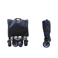 NIUYUANNN Carrello Pieghevole, Carrello da Campeggio A 4 Ruote, Giardino Esterno Portatile E Carrello Fai da Te (Colore : C)