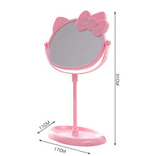 WM Desktop da Tavolo con Specchio a Doppia Faccia da Trucco con Specchio portaoggetti Specchio da Trucco Principessa Portatile mirror-10.22