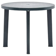 Qnotici Tavolo da Giardino in Materiale plastico Stile Moderno, Tavolo da Giardino per Esterni per Il Tempo Libero, Tavolo da Giardino per riunioni di Famiglia 89 x 72 cm  Verde