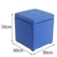 Unknow Sgabello Contenitore per Adulti, Sgabello per Cambio Scarpe, Sgabello Contenitore retrò 30Cm Fashion Squat Sgabello Contenitore 35Cm Sgabello Piccolo Laterale, Arancione