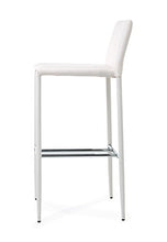 Wink design, Lincoln, Set Due Sgabelli, Finta Pelle, Bianco