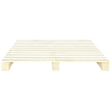 BIGTO - Struttura per letto in legno di pino massello, per camera da letto, 140 x 200 cm, colore: Nero