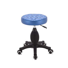 Poltrone Nubao Cuoio Sintetico di Bellezza Sgabello Alto Rebound Rotonda Sgabello Sala riunioni Ufficio Hotel banco da Lavoro Sgabello Rotazione di 360 Gradi (Colore: D, Dimensione: 41-55CM)