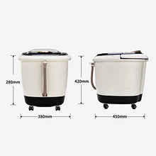 ZSQDSZ Pediluvio Automatico per Massaggi, lavandino, Riscaldamento Elettrico, pediluvi, barili, Piedi, Massaggi, Macchine, barelle termostatiche