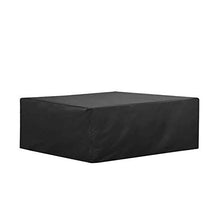 LJWLZFVT Copertura per Tavolo da Giardino Copertura per Mobili da Giardino Resistente Strappo Impermeabile 210D Copertura Impermeabile per mobili da Giardino-Nero 160x130x90cm