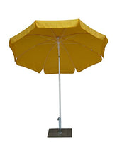 Maffei Art 12 Borgo, ombrellone Rotondo Diametro cm 200, Tessuto polyma, Made in Italy. Colore Giallo