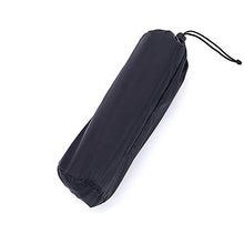 CHB Set Pieghevole per Esterni Portatile Sedia Set Schienale in Tessuto Oxford Tre Pezzi Combinazione Reclinabile Pieghevole Nera