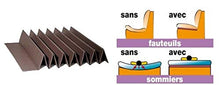 Raddrizzatore Poltrona - Doghe di fibra di legno - Fab. Francia (165 Centimetri, 48 Centimetri)