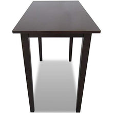 vidaXL Tavolo da Bar in Legno Marrone Tavolino Tavolinetto Cucina Sala Arredo