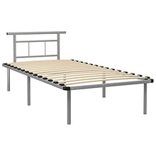 vidaXL Giroletto Grigio in Metallo 100x200 cm