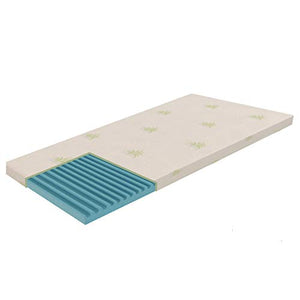 Dormiland Topper Correttore Materasso Singolo Misura Personalizzata in Memory 90 x 190 Altezza 6 cm Memory Foam Sfoderabile Aloes Vera Magnetoterapia Dispositivo Medico