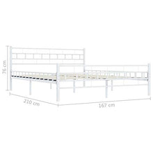 SKM Giroletto Bianco in Metallo 160x200 cm (22.59kg)