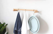 anaan Line Disegno Appendiabiti da Parete attaccapanni a Muro in Legno Portasciugamani Resistente Lunghezza Montaggio a Parete scandinavo moderno (faggio, 60 cm)