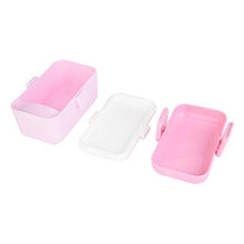 DAUERHAFT Scatola portaoggetti, ripetutamente e Resistente, per conservare Latte in Polvere, Frutta e Caramelle, Contenitore per Latte in Polvere(Pink)