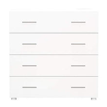 Comodino Salvaspazio sicuro e stabile Design moderno Comò Truciolare Ufficio per Home Hotel Cafe(white)