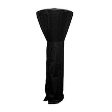 CLJ LWY Protezione Contro la Polvere Nera Copertura riscaldatore per Patio da Giardino Protezione per mobili Rotonda Esterna con Coulisse per Uso Esterno (220 cm x 86 cm)