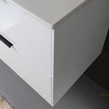 Kiamami Valentina MOBILE LACCATO BIANCO PER BAGNO 75CM E SPECCHIO SENZA CORNICE | PARIGI