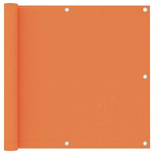 vidaXL Paravento Balcone Arancione 90x300 cm Tessuto Oxford
