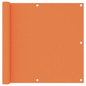 vidaXL Paravento Balcone Arancione 90x300 cm Tessuto Oxford