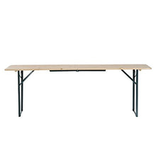 Outsunny Set Birreria da Giardino a 3pz Tavolo con 2 Panche Pieghevole in Legno di Abete
