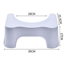 Sgabello da toilette con gradino accovacciato, vasino da bagno antiscivolo, l'originale sgabello da toilette da bagno squatty holz mette il tuo corpo in una posizione accovacciata naturale ottimale