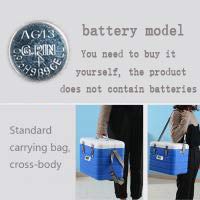 Scatola Frigo Frigorifero Medicina Maniglia Portatile Tracolla Blocco di Sicurezza Angoli Arrotondati Frigorifero Esterno Adatto per Auto di Famiglia Ospedale Blu PP 330x235x283mm(Senza Batteria)