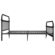 Tidyard Struttura Letto Matrimoniale Design Moderno in Metallo,Giroletto Matrimoniale,Letto con Doghe,120x200 cm/140x200 cm/180x200 cm,Nero