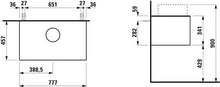 Laufen Cassettiera Running Sonar, 1 cassetto, Adatta per vaschette lavabo 812340, 812341, 812342, 812342, 812343, Apertura Centrale per lavabo H405411034, colorazione: Titanio - H4054110340421