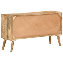 vidaXL Legno Massello di Mango Credenza 110x30x60 cm Madia Mobile Armadietto