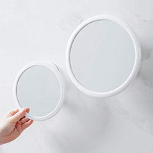 YYF Specchio portatile da trucco personalizzato semplice Ms. Casa a Ventosa a parete Specchio Bagno Libero Foro Lavaggio Viso Semplice