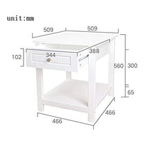 PIVFEDQX Mobili Tavolino, Comodino Bianco Comodino Comodino Camera da Letto Set Organizer in Legno Armadio con cassetti