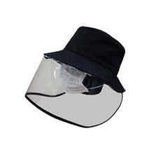 HEALLILY Maschera Antinfortunistica Cappello Trasparente Visiera Cappello da Sole Anti Saliva Protezione Antispruzzo Protezione Integrale Protezione per Esterno Nero