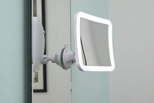 Auraglow Specchio da Bagno con Illuminazione Senza Fili a luce LED con Ingrandimento 10X per Bellezza e Rasatura con Ventosa per il Bloccaggio