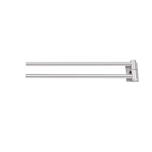 XZJJZ Portasciugamani - Moderno Fashion Design Towel Rack, ruotabile portasciugamani, Rame Cromato portasciugamani, Argento